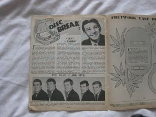 July 1963 Steve Marriott Rare Article Pre Small Faces Humble Pie