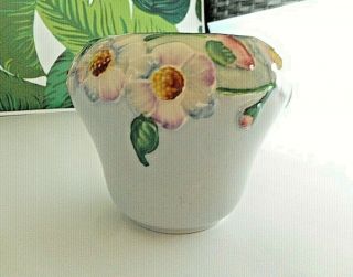 Rare Eng.  Carlton Ware,  Aust.  Design,  Vase " Poppy & Daisy " 2045 C1930.  Sweet