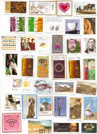 Ireland Rare Modern Commems Only Up To 2019 Issues On Paper,  75 Different