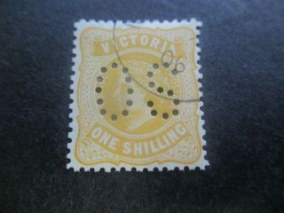 Victoria Stamps: 1903 - 1908 Perf Os Cto - Rare (d50)