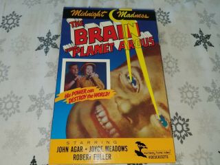 The Brain From Planet Arous Vhs Big Box Midnight Madness Rare