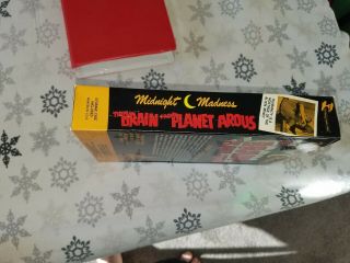 The Brain From Planet Arous VHS Big Box Midnight Madness Rare 4