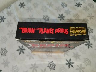 The Brain From Planet Arous VHS Big Box Midnight Madness Rare 5