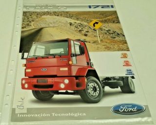 2002 Ford 1721 Cargo Truck Sales Leaflet - Chile - Very Rare