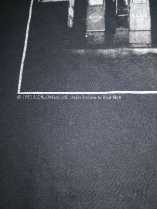 R.  E.  M.  Vintage 1993 Automatic For The People shirt tour shirt rare alternative 3