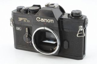 Rare Black Canon Ftb Slr 35mm Film Camera 11198