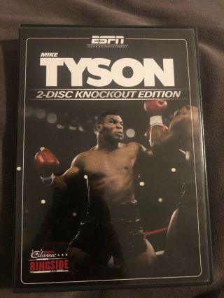 Ringside - The Best Of Mike Tyson (dvd,  2006) Espn Classic Boxing Htf Rare Oop