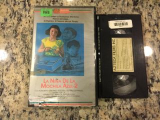 La Nina De La Mochila Azul 2 Dos Rare Big Box Clamshell Vhs 1981 Spanish Comedy