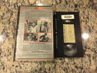 LA NINA DE LA MOCHILA AZUL 2 DOS RARE BIG BOX CLAMSHELL VHS 1981 SPANISH COMEDY 2