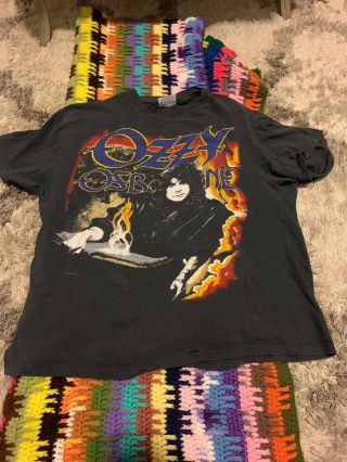 Vintage Rare Ozzy Osbourne Ozzy Is Shirt Xl Tour Concert 1988
