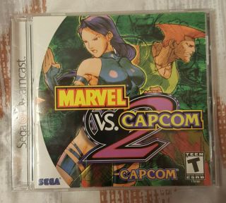 Marvel Vs.  Capcom 2 Sega Dreamcast Complete Cib Rare Perfectly