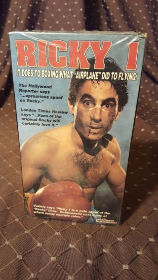 Ricky 1 Vhs Rare 80s Rocky Spoof Comedy Tapeworm Video Cassette Boxing