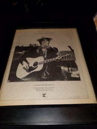 Neil Young Comes A Time Rare Promo Poster Ad Framed