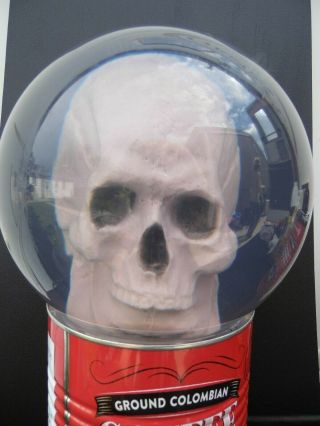 Rare Ebonite Clear Skull Bowling Ball 15 Lb Undrilled