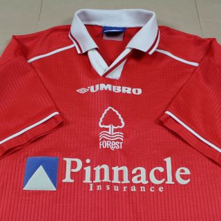 Nottingham Forest 1998 2000 Home Shirt Rare (l)