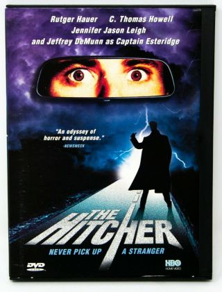 The Hitcher (dvd,  1986) Rutger Hauer,  C.  Thomas Howell,  Cult Horror Rare Usa