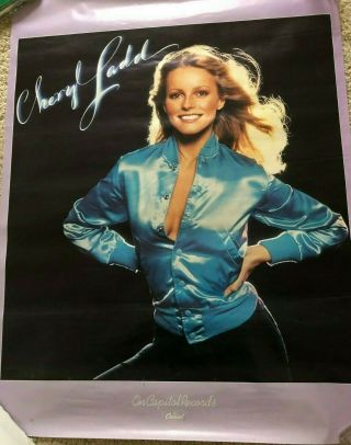 1978 Cheryl Ladd Capitol Records Promo Poster 1st Lp Very Rare