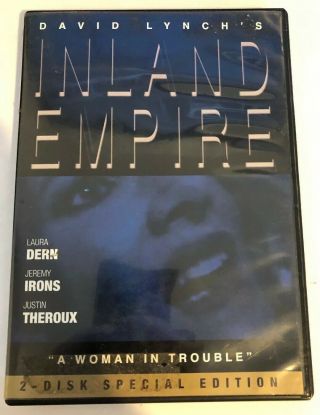 Inland Empire (dvd,  2 - Disc Set) David Lynch Laura Dern Jeremy Irons Rare Oop Vg