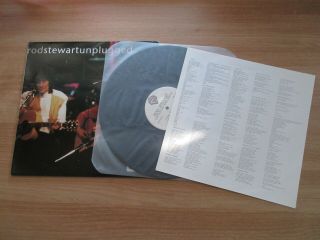 Rod Stewart - Unplugged And Seated 1993 Korea Orig Lp Insert Rare
