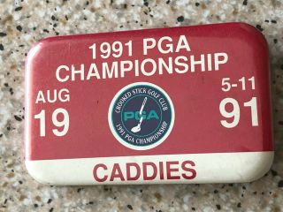 Very Rare Caddie Badge From The 1991 Uspga Championships At Sawgrass