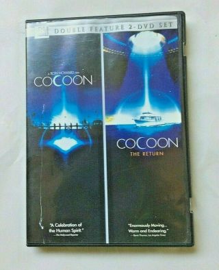 Double Feature Cocoon (1985) & Cocoon The Return (1988) Dvd Set - Rare