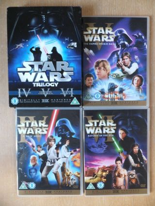 Star Wars Trilogy Region 2 Dvd 