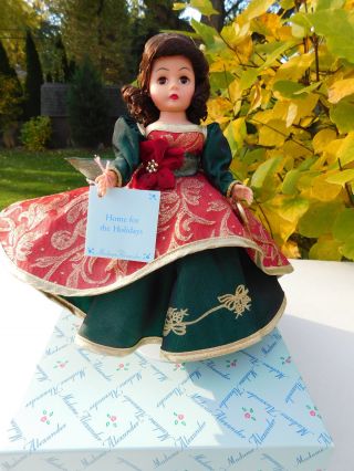 Rare Madame Alexander 75th Anniversary Home For The Holidays 10 " Doll 79800