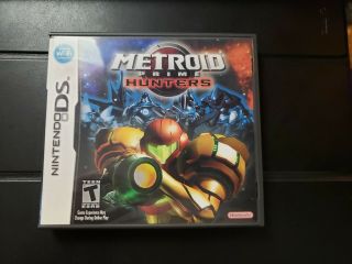 Metroid Prime Hunters Nintendo Ds 3ds Full Authentic Game Rare Complete Version