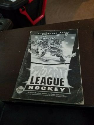 Mutant League Hockey (sega Genesis,  1994) Cib - Rare