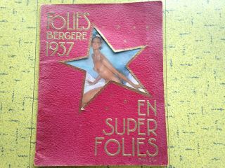 Folies Bergere 1937 Program Rare Josephine Baker Cover & Featured - Paris - Nudes 2