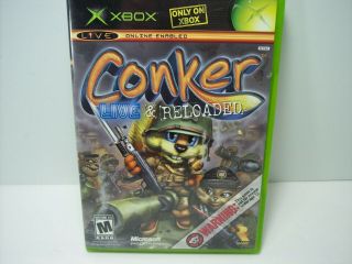 Conker: Live & Reloaded (microsoft Xbox 2005) Black Label - Rare -