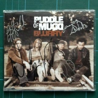 Puddle Of Mudd - Blurry: Signed X4 Cd Vgc,  Rare
