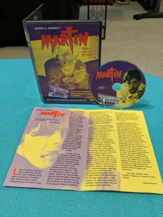 Martin (dvd) Anchor Bay Rare Oop Horror Disc Flawless George A Romero