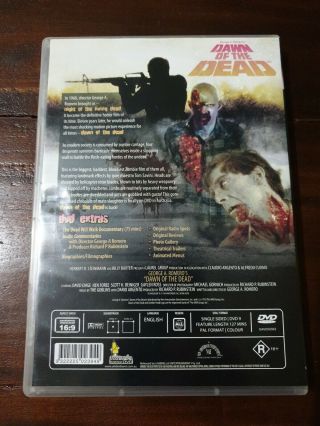 Dawn Of The Dead (DVD,  2004) George A.  Romero ' s Horror RARE Zombie (81) 2
