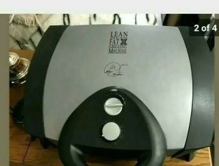 JUMBO DOUBLE CHAMPION GEORGE FOREMAN GGR62 Indoor/outdoor Grill RARE 7
