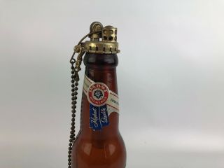 RARE Unique Vintage Pabst Blue Ribbon Bottle Lighter PBR 3