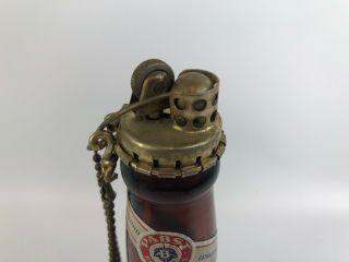 RARE Unique Vintage Pabst Blue Ribbon Bottle Lighter PBR 4