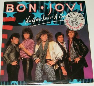 BON JOVI You Give Love A Bad Name Rare UK Limited Edition 12 