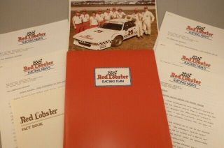 Extremely Rare 1981 Imsa Red Lobster Racing Bmw M1 Gto Media Kit Pre - Owned.