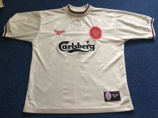 Liverpool Football Shirt - Away - 1996/97 - Reebok - Rare Vintage Classic - L
