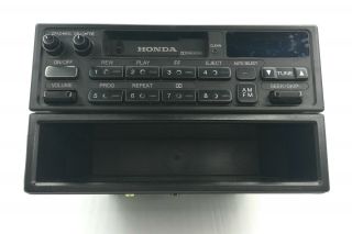 Honda Oem Tape Deck Radio Civic Crx Accord Cassette Player Stereo Vintage Rare
