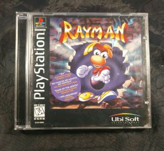Rayman Playstation 1 Ps1 Ps2 Ps3 Black Label Variant Rare