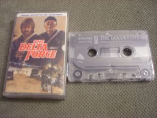 Rare Oop The Delta Force Cassette Tape Soundtrack Chuck Norris Alan Silvestri 86