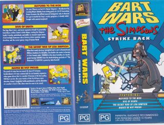 The Simpsons Bart Wars Pal Video A Rare Find