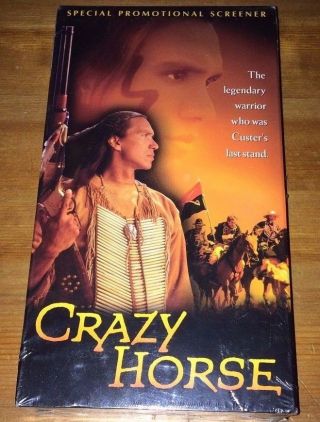 Crazy Horse (vhs,  1996) Michael Greyeyes Tnt Screener Dvd Rare Not On Dvd