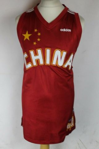 Vintage China Adidas Basketball Jersey Mens Large Rare