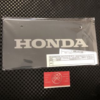 Honda Vanity Plate JDM CRX NSX S2000 Beat Civic Type R Rare OEM Set Of 2 2