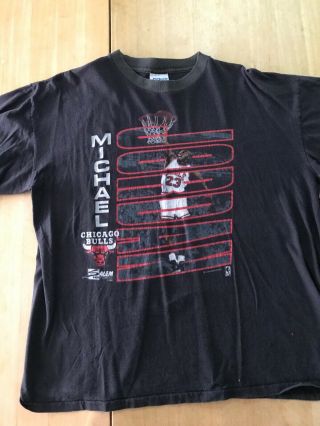 Vtg Salem Sports Nba 1990 Chicago Bulls Michael Jordan T Shirt Xl Rare