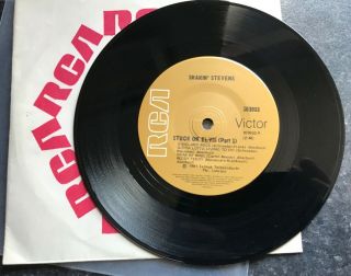 Shakin’ Stevens 7” Ep “stuck On Elvis” Rca Label Australia Very Rare Presley