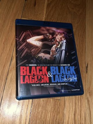 Black Lagoon & Black Lagoon: The Second Barrage Blu Ray And Dvd Set Anime Rare